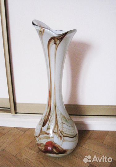 Вазы напольные, художественное стекло