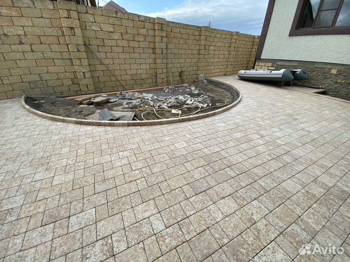 Тротуарная плитка.брусчатка. из кевларобетона