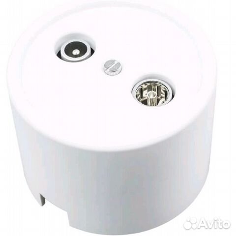 Розетка двойная bironi Лизетта Пластик оконечная Р