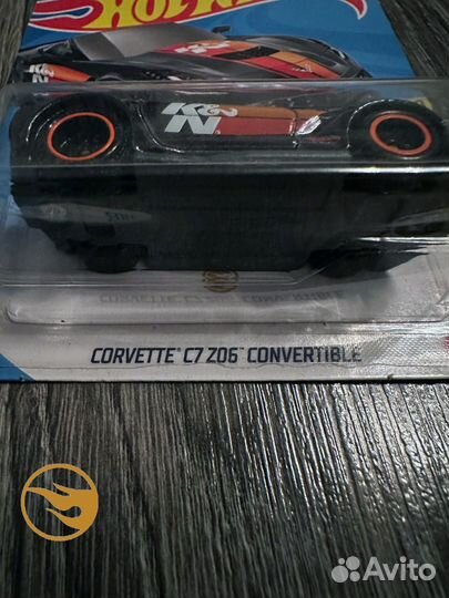 Hot Wheels Corvette c7 z06 convertible STH