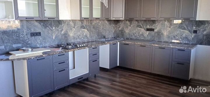 Кухонный гарнитур Альфа № 184(цена за всю кухню)