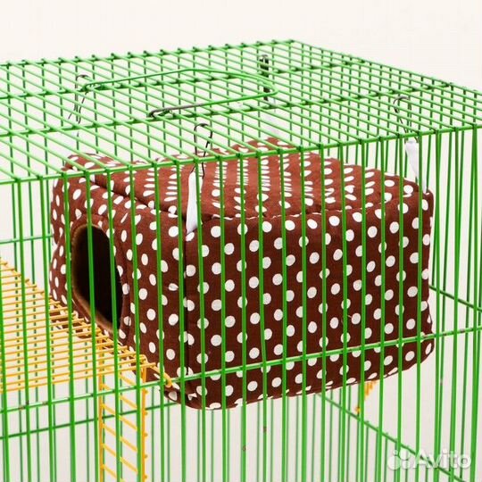 2 шт. Домик 'Прямоугольник' для грызунов 19*19*12