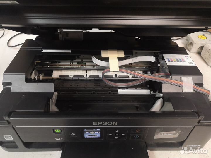Струйный цветной принтер с снпч Epson XP-342