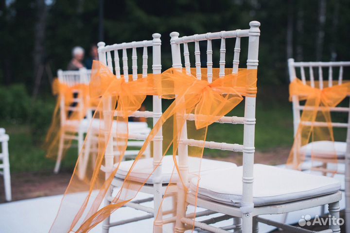 Продажа аренда банты на стулья