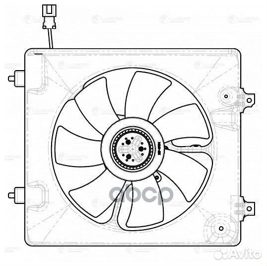 Вентилятор радиатора lfac2319 luzar