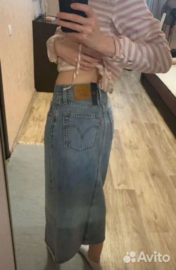 Джинсовая юбка Levi's 42 44