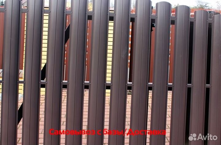 Штакетник металлический