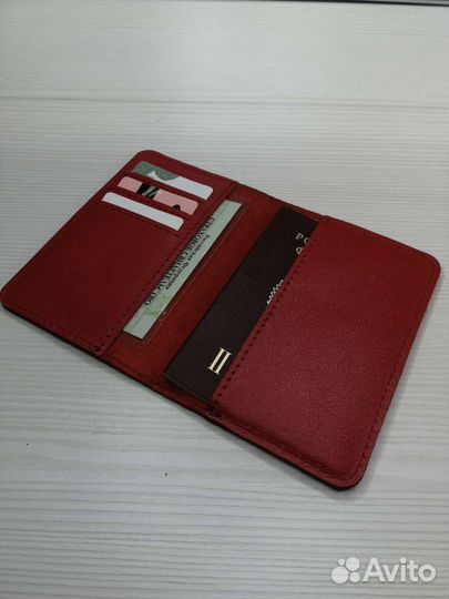 Обложка на паспорт, документы, новая, кожаная