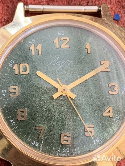 Мужские наручные часы СССР Луч позолочиный СССР