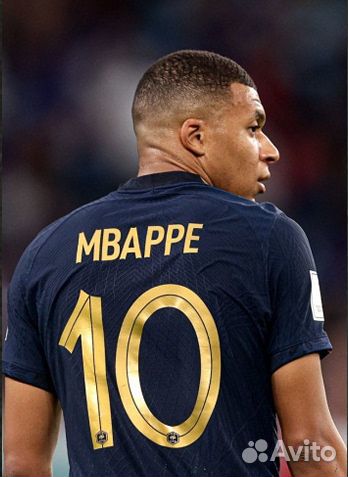 Kylian Mbappe автограф чемпионат мира 2022