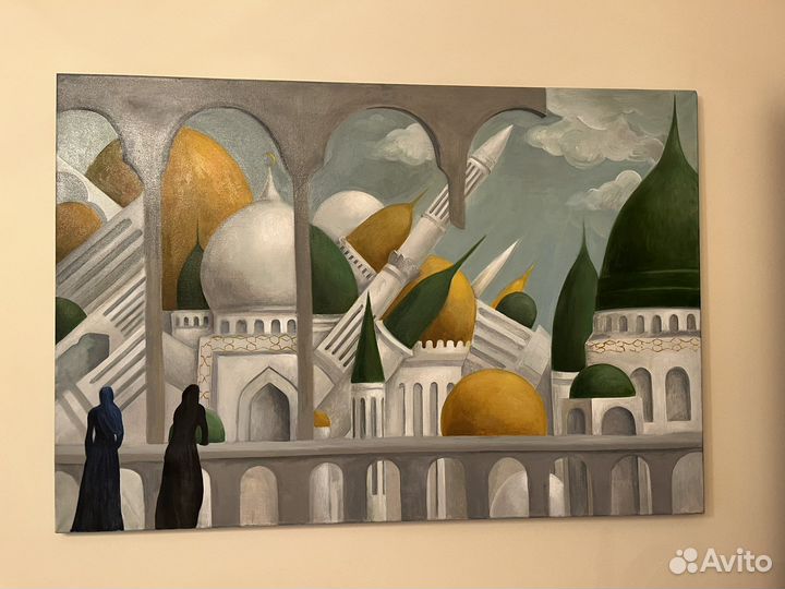 Картина маслом на холсте большая