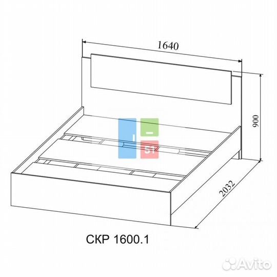 Кровать двуспальная