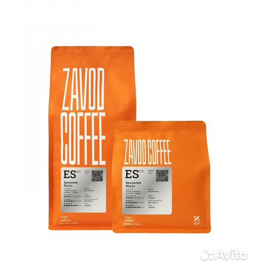 Кофе в зернах, Бразилия Basic Арабика. Оптом