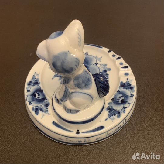 Пепельница гжель