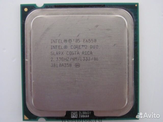 Процессоры Intel Core 2 Duo E6550