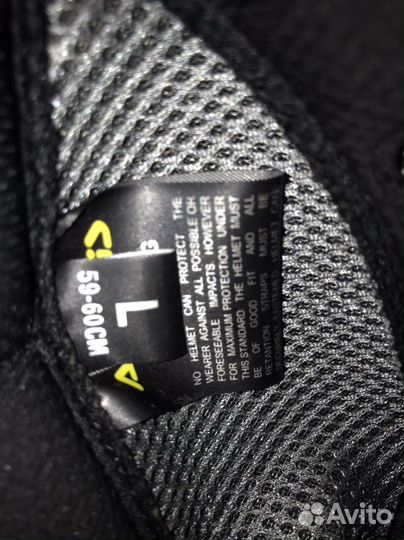 Мото шлем кроссовый черный