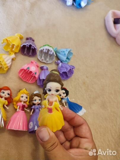 Куклы принцессы дисней мини