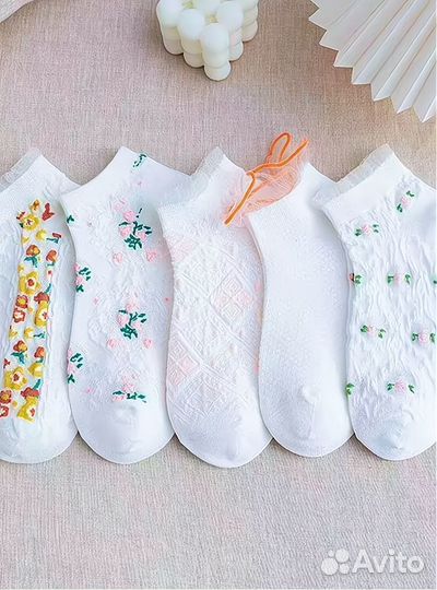 Носки женские летние 5 пар