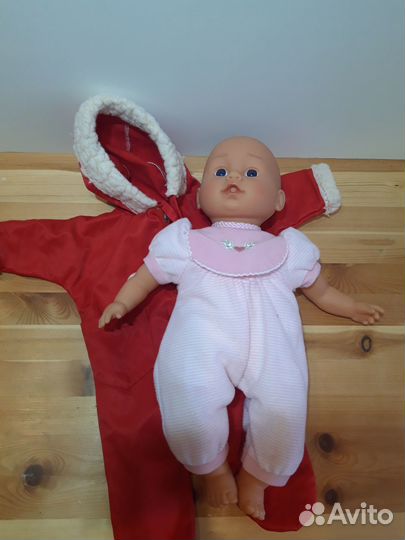 Кукла пупс болеет, краснеет, звук