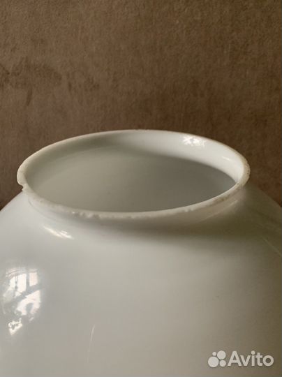 Плафон СССР большой молочное стекло