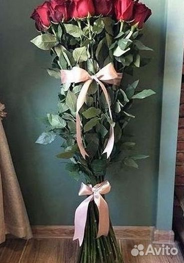 Высокие розы Доставка цветов