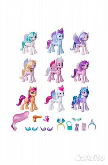 Новый Набор игровой My Little Pony 9 пони