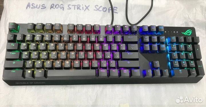 Клавиатура asus ROG Strix Scope NX б/у