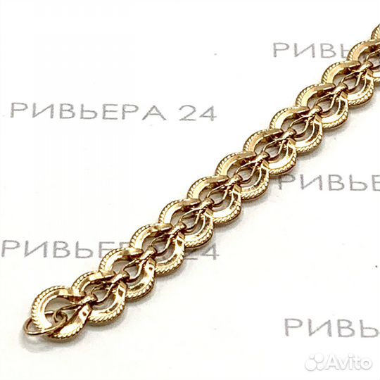 Золотой браслет 585 пробы 5.82 грамм, размер 19см