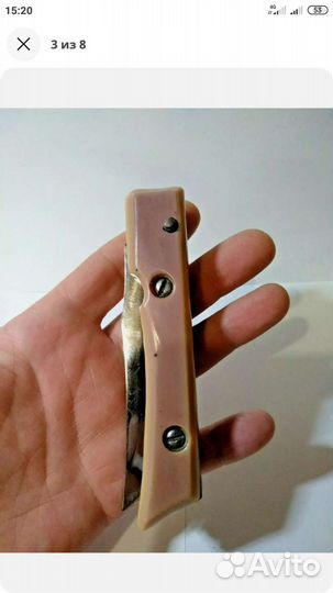 Нож складной ручной работы