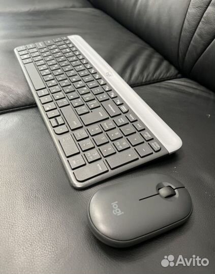 Клавиатура+мышь Logitech