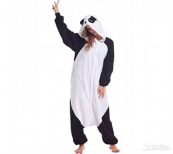Кигуруми FunFur Весёлая Панда M