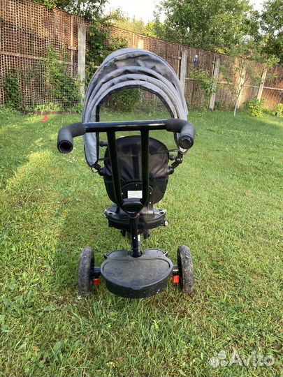 Детский велосипед трехколесный с ручкой