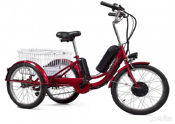 Электровелосипед трехколесный Okk 3WE 20