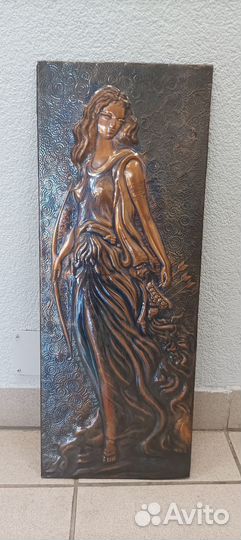 Чеканка медная СССР