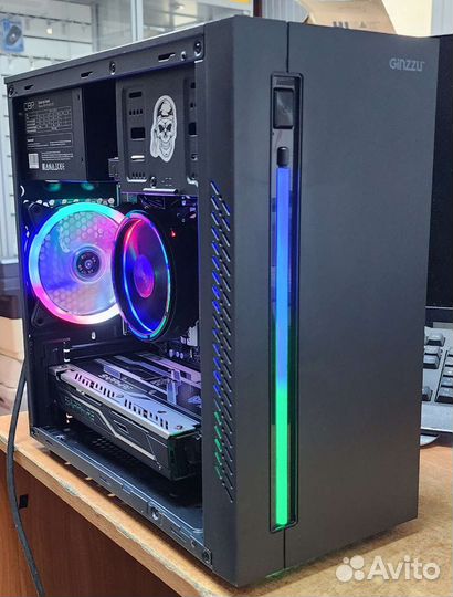 Игровой пк Intel i3-9100-4Ядра/RX-470-8Gb/8Gb-DDR4