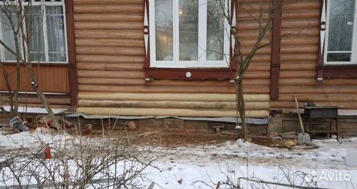 Замена бревна