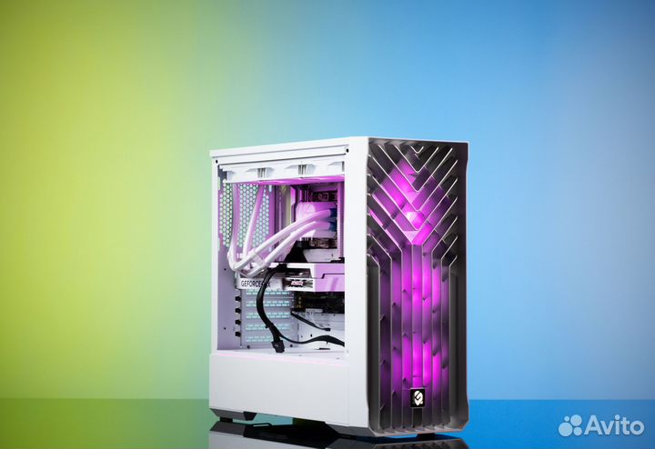 Игровой пк chaotic device205 RTX 4060Ti 8GB NEW Ryzen 5 7500F Phanteks magniumgear NEO Air 2 White