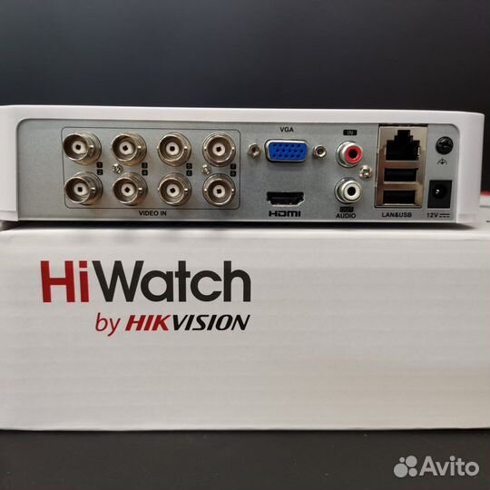 DS-H208QA(C) XVR видеорегистратор 8*4Мп HiWatch РФ