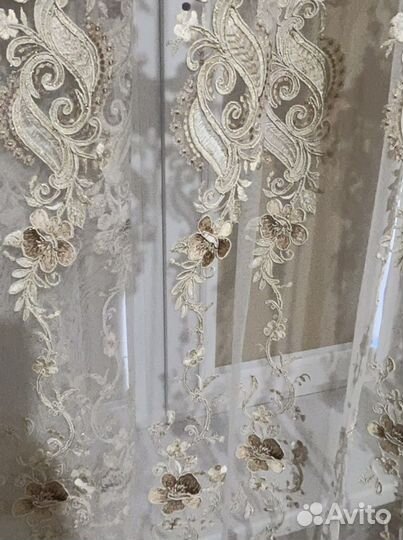 Шторы и тюль бу
