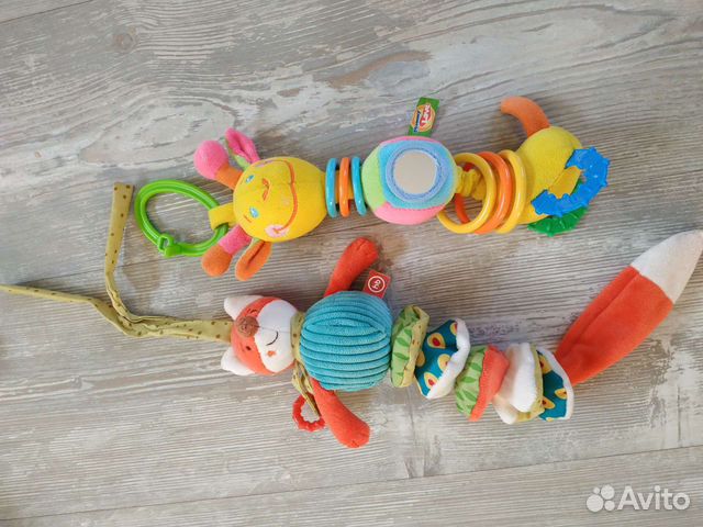 Грызунки. Погремушки, подвески на коляску, кроватк