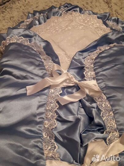 Конверт на выписку зимний для мальчика