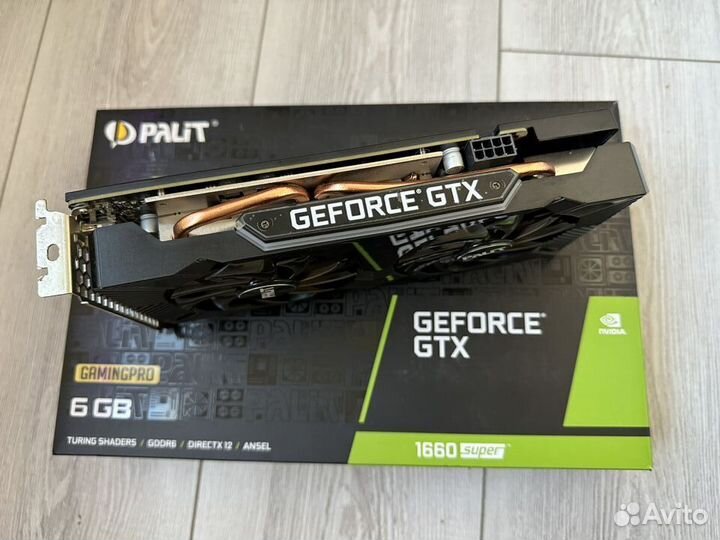 Palit GTX 1660 Super Gamingpro OC 6гб
