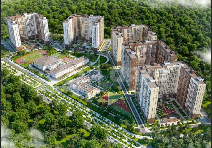 2-к. квартира, 53,1 м², 14/16 эт.