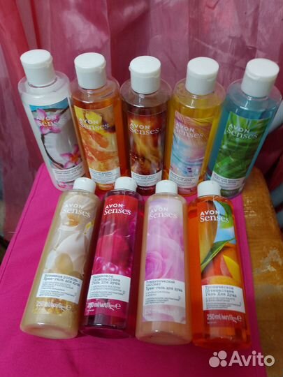 Гели для душа Avon женские и мужские