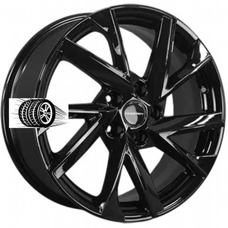 Литые диски Khomen Wheels 7×R17 5×108