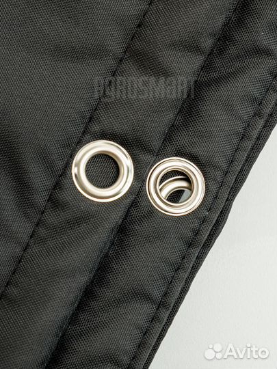 Утепленная штора - тент Оксфорд влагостойкий черн