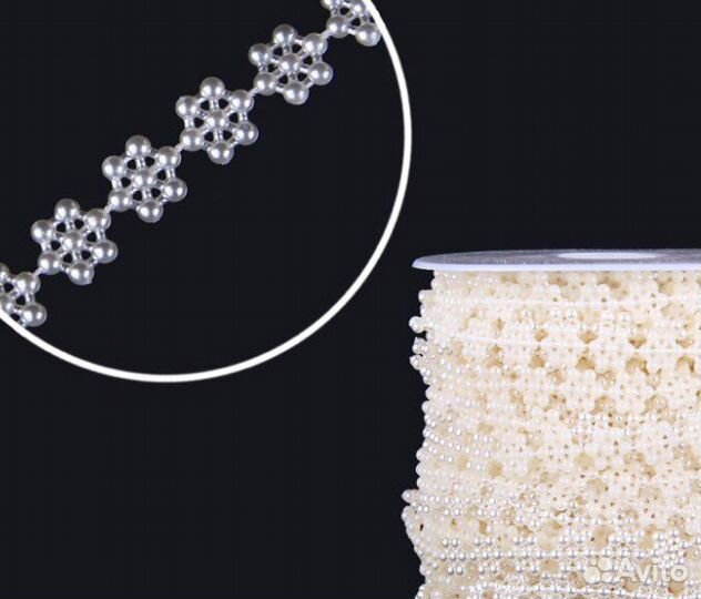 Бусы из жемчужин, для декорирования