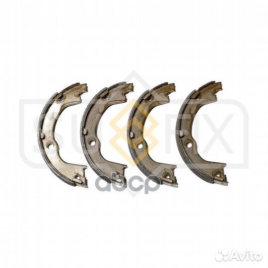 Барабанные тормозные колодки зад прав/лев S