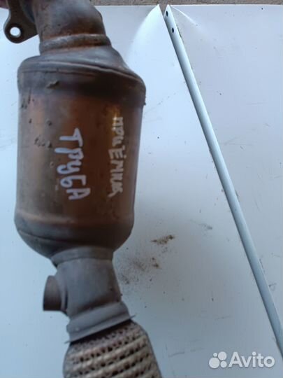 Приёмная труба Skoda Rapid