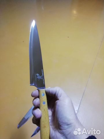 Русский нож шеф кухонный ручной работы